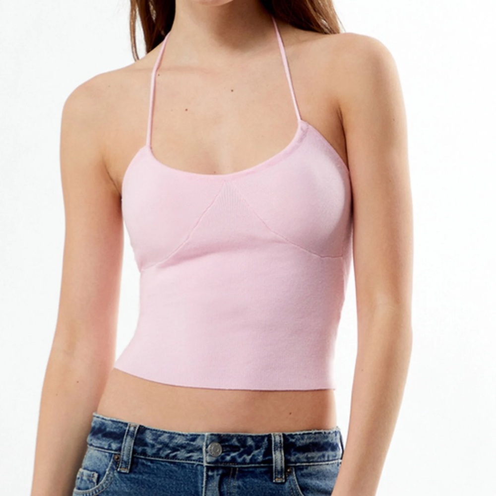 LA Hearts Halter Sweater Tank Top